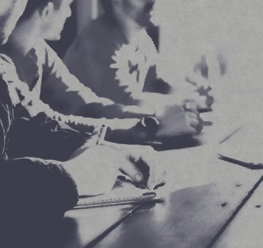 Developers and project owners discussing at a table